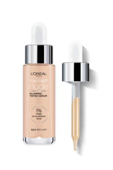 L'OREAL PARİS L'oréal Paris True Match Nude Serum Fondöten 0.5-2 Very Light 3600523989898
