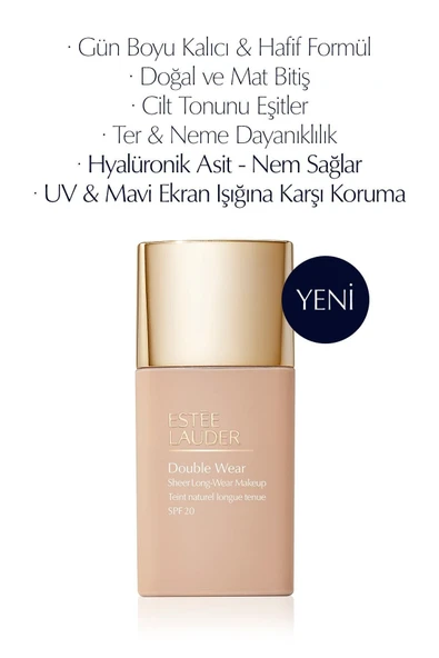 ESTEE LAUDER Nourishes And Softens Light Textured Foundation SPF20 - 30ml Color:2C3 FrescoMC.MZLK 199