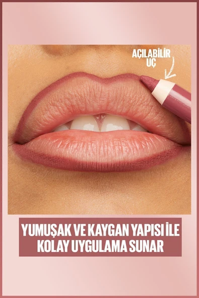MAYBELLİNE NEW YORK Lifter Liner Nude Tonlu Dudak Kalemi- 05 On It - 3