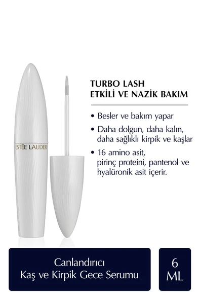 ESTEE LAUDER Turbo Lash 3'lü Göz Bakım Seti - Maskara 8ml, Göz Kremi 5ml, Kaş Ve Kirpik Serumu 6ml - 5