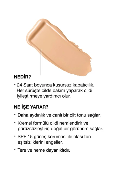CLİNİQUE Even Better™ Doğal Bitişli Fondöten Spf 15 - Renk: Wn 16 Buff 30ml | C Vitamini - Resim 2