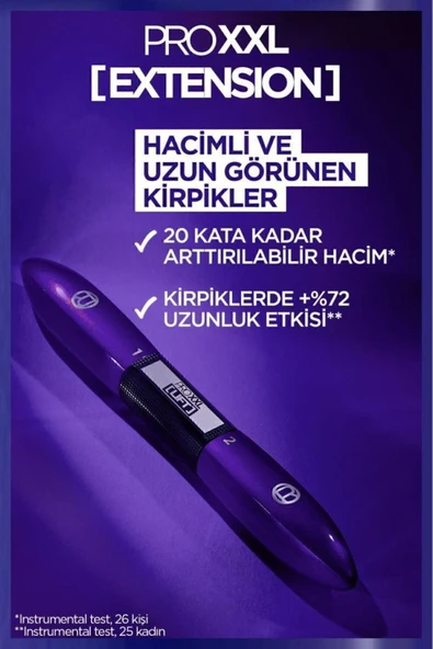 L'OREAL PARİS L'oréal Paris Pro Xxl Extension Çift Taraflı Maskara - Uzunluk Etkisi - 4