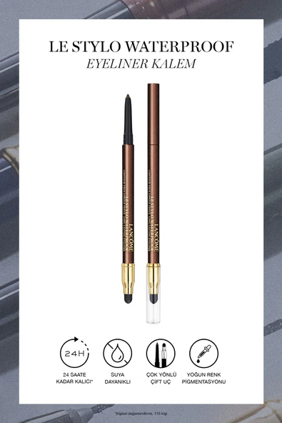 LANCOME Le Stylo Suya Dayanıklı Göz Kalemi 04 Kahverengi 3614273436380