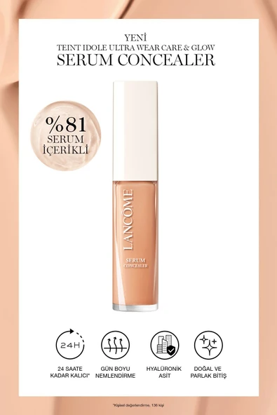 LANCOME Teint Idole Ultra Wear Care & Glow Parlaklık Veren Serum Kapatıcı 305n Concealer 3614273988520