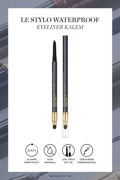 LANCOME Suya Dayanıklı Göz Kalemi 08 Rêve Anthracite 3614273436427