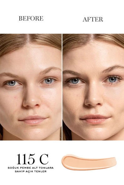 LANCOME Teint Idole Ultra Wear Care & Glow Parlaklık Veren Serum Kapatıcı 115c 3614273988469 - 3