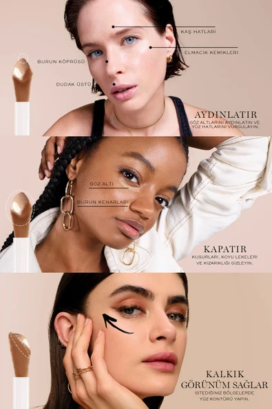 LANCOME Teint Idole Ultra Wear Care & Glow Parlaklık Veren Serum Kapatıcı 305n Concealer 3614273988520 - 5