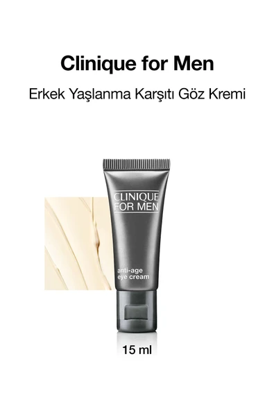 CLİNİQUE For Men™ Age Defense For Eyes - Anti-Age Çizgi Ve Kırışıklık Karşıtı Erkek Göz Kremi 15 ml