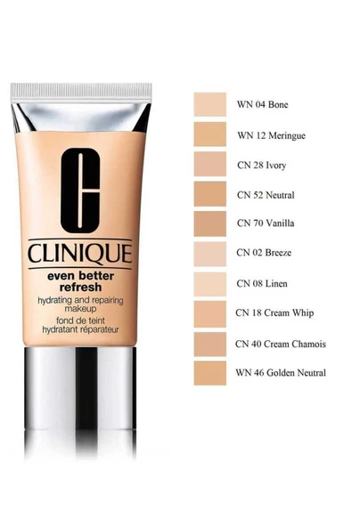 CLİNİQUE Even Better Refresh™ Nemlendirici Ve Onarıma Yardımcı Fondöten - Renk: Cn10 Alabaster - 30ml - Resim 2