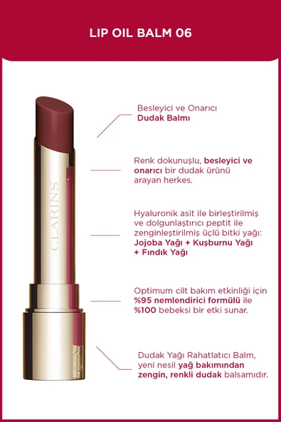 CLARİNS Lip Oil Balm 06 Fig 2.9g - 1