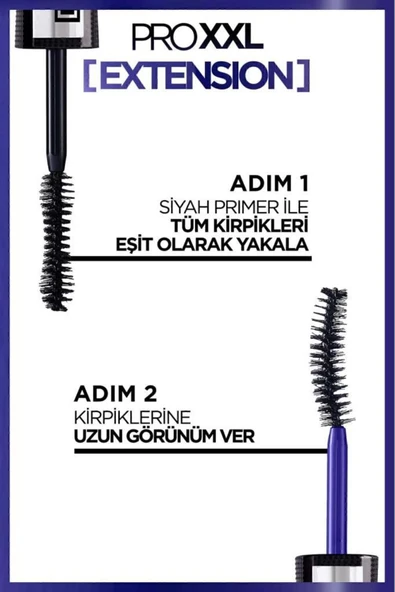 L'OREAL PARİS L'oréal Paris Pro Xxl Extension Çift Taraflı Maskara - Uzunluk Etkisi - 5
