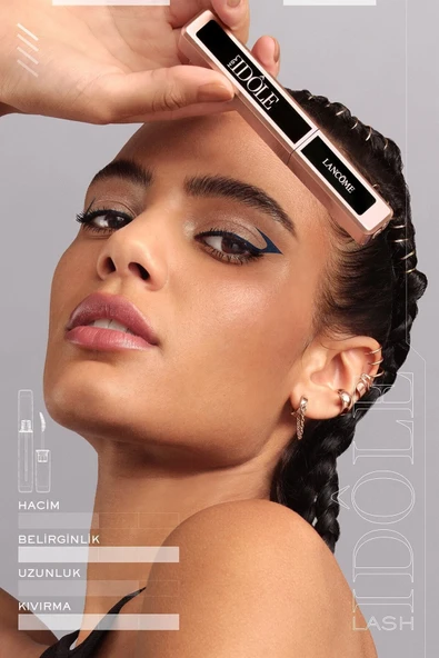 LANCOME Lash Idôle Lifting Etkili Hacim Veren Maskara 01 Siyah 3614273066365 - Resim 5