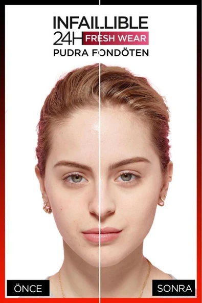 L'OREAL PARİS Infaillible 24h Fresh Wear Pudra Fondöten 140 Golden Beige - 4