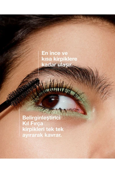 CLİNİQUE High Impact™ High-Fi™ Yoğun Hacim Veren Maskara - Ultra Siyah 10ml | Hindistan Cevizi, Argan Yağı - 3