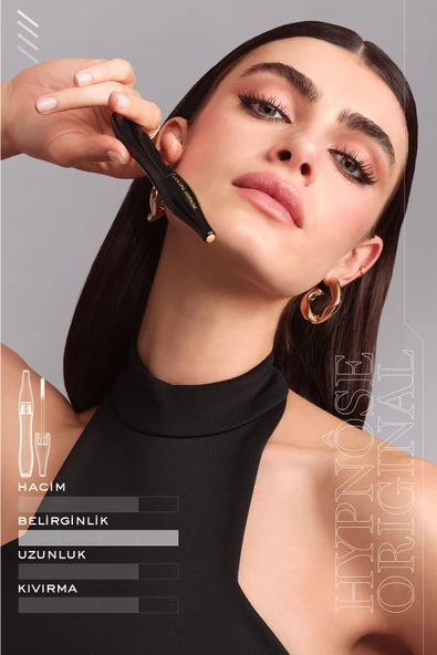 LANCOME Hypnôse Ayarlanabilir Hacim Etkili Siyah Maskara 01 Noir 3614272161788 - 6