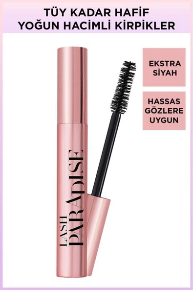 L'OREAL PARİS L'oréal Paris Lash Paradise Intense Black Ekstra Siyah Maskara