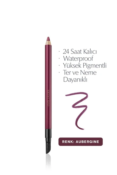 ESTEE LAUDER Göz Kalemi - Double Wear 24 Saat Kalıcı Suya Dayanıklı Waterproof Jel Göz Kalemi -09 Aubergıne 1.2g