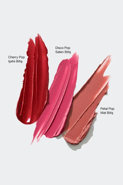 CLİNİQUE Pop Longwear™ Gün Boyu Kalıcı Ruj - Renk: Melon Pop 3.9g | Parlak Bitiş - Resim 3