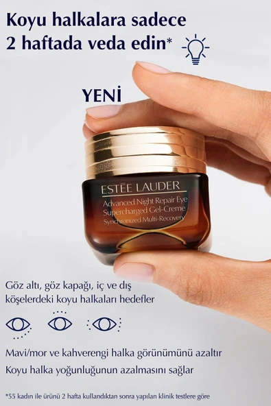 ESTEE LAUDER Göz Kremi - Advanced Night Repair Supercharged Jel Göz Kremi 15ml, Onarıcı, Koyu Halka Karşıtı - 3
