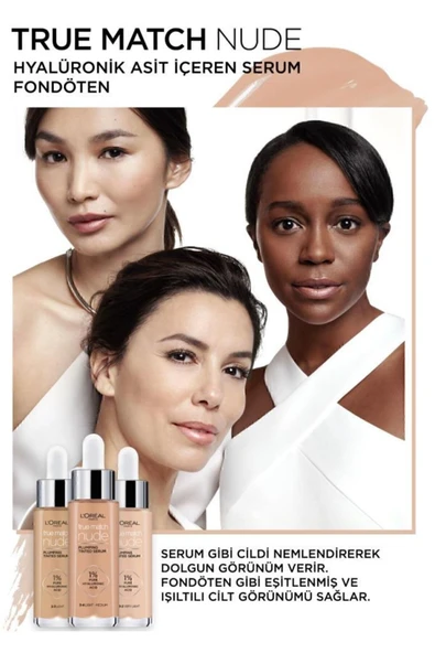 L'OREAL PARİS True Match Nude Serum Fondöten 3 4 Light Medium - 5