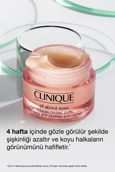 CLİNİQUE All About Eyes™ C Vitamini Ve Kafein Içeren Göz Kremi 15ml | Şişkinlik Ve Koyu Halka Karşıtı - 3