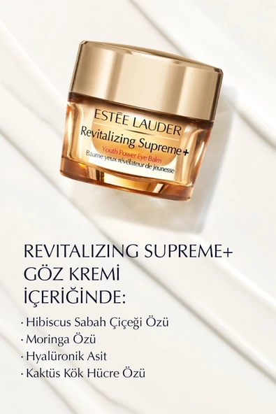 ESTEE LAUDER Revitalizing Supreme Eye Balm Çok Amaçlı Yaşlanma Karşıtı Göz Kremi 15ml Hyalüronik Asit, Kolajen - 2