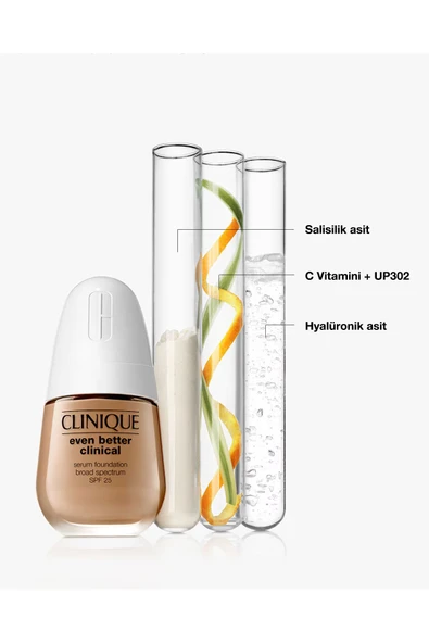 CLİNİQUE Even Better Clinical™ Serum Fondöten Spf 20 - Renk: Cn 02 Breeze (VF) - 30ml - Resim 6