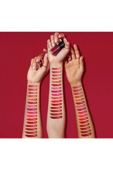 LANCOME L'absolu Rouge Drama Ink Yoğun Renk Sağlayan Kalıcı Yarı Mat Likit Ruj 502 Fiery Pink 3614273250795 - 5