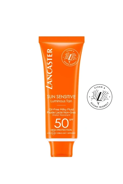 LANCASTER Sun Sensitive Oil Free Milky Fluid Spf50 50ml - Hassas Ciltler Için Yüz Güneş Koruması Spf50 - 5
