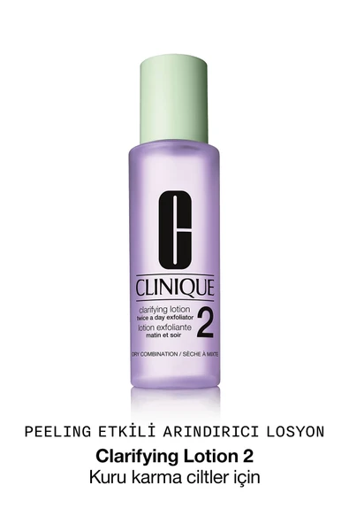CLİNİQUE Clarifying Lotion (Tip 2) Kuru / Karma Ciltler İçin Arındırıcı Losyon / Tonik 200ml