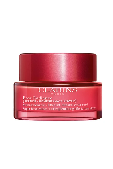 CLARİNS SUPER RESTORATIVE ROSE RADIANCE CREAM 50 ML- Pembe tonlu yaşlanma karşıtı Gündüz Kremi - Resim 2