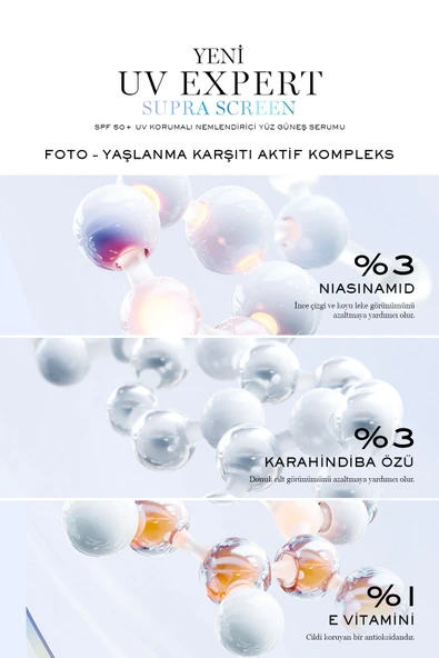 LANCOME Uv Expert Supra Screen Güneş Koruyucu Nemlendirici Yüz Serumu Spf 50 40 ml 3614274162943 - 2