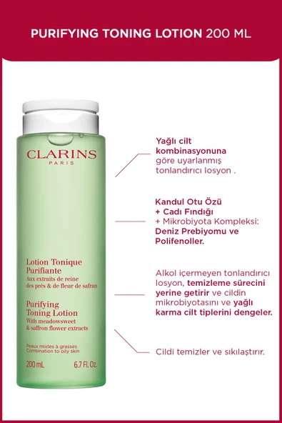 CLARİNS Purifying Toning Lotion 200 ml Arındırıcı Losyon ürün görseli 1