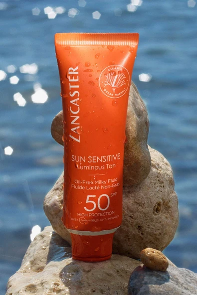 LANCASTER Sun Sensitive Oil Free Milky Fluid Spf50 50ml - Hassas Ciltler Için Yüz Güneş Koruması Spf50 - 6
