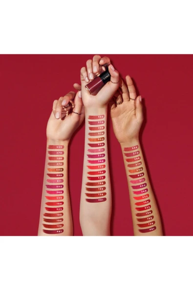 LANCOME L'absolu Rouge Drama Ink Yoğun Renk Sağlayan Kalıcı Yarı Mat Likit Ruj 500 | L'orfevre 3614273250719 - 5