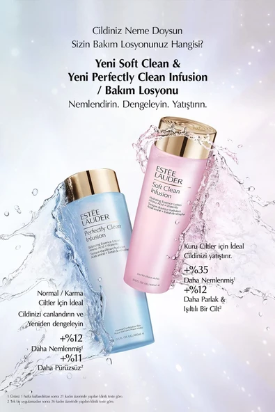 ESTEE LAUDER Losyon - Soft Clean Infusion Kuru Ciltler Için Nemlendirici Bakım Losyonu - 400 ml - 3