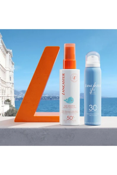 LANCASTER Vegan İçerikli Sun Sensitive Kids Milky SPF50 Çocuklar İçin Güneş Koruyucu Sprey 150ml - 4
