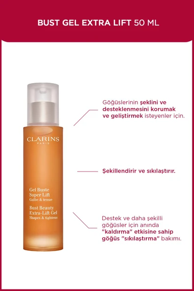 CLARİNS Bust Beauty Extra-lift Gel 50 ml Lifting Gögüs Bakımı - 1