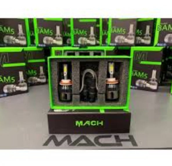 MACH BAM5 9006 HB4 BEYAZ LED XENON FAR AMPÜL ÖN FAR VE SİS ZENON - 2