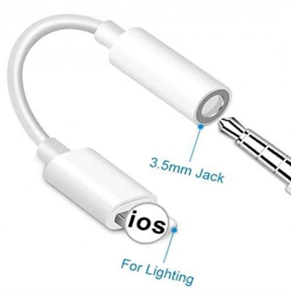 Apple iPhone Lightning 3.5Mm Kulaklık Dönüştürücü - 3