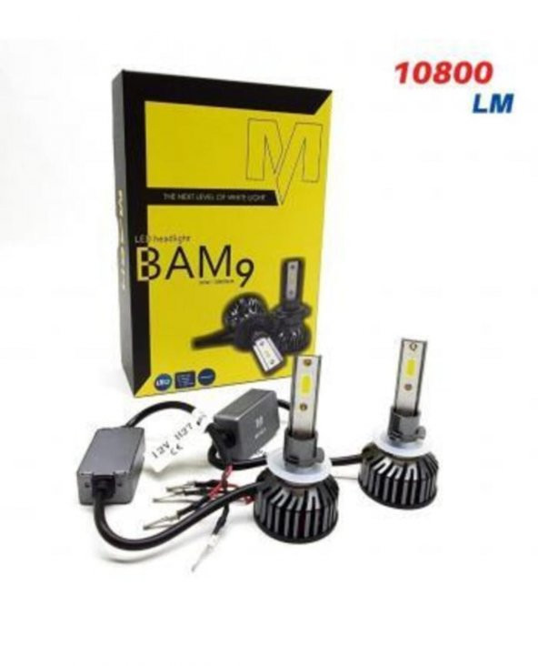 Mach Bam9 H1 Beyaz Led Xenon Far Ampül Zenon Ampul Şimşek Etkili