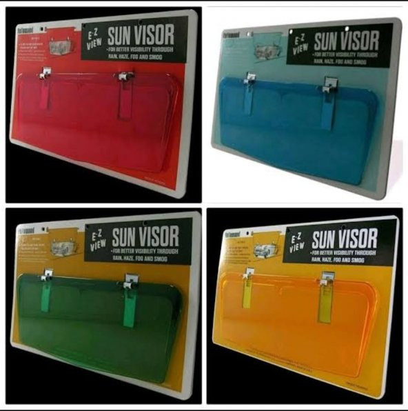 Oto Renkli Güneşlik Sun Visor Tofaş Visör HOLYWOOD SUNVİSOR