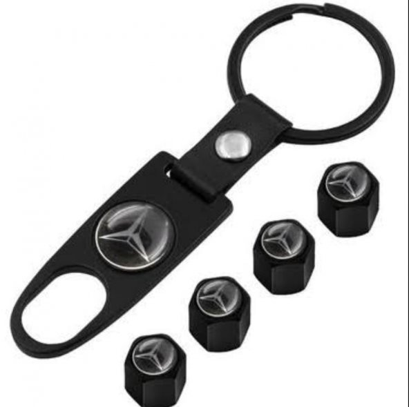 Logolu Metal Sibop Kapağı Ve Anahtarlık Seti Şık Oto Sibop Kapağı - 4