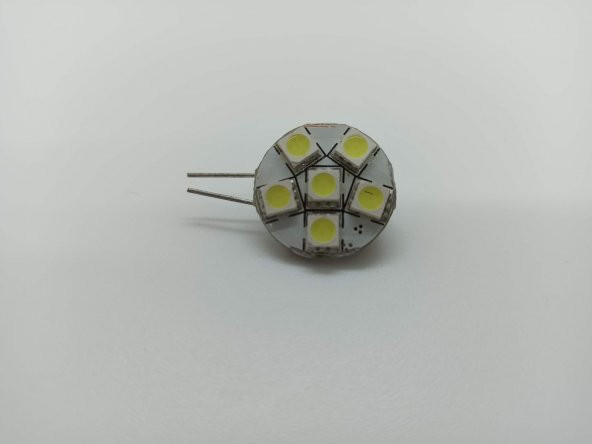 SMD 5050 G4 15 Ledli ve 6 Ledli Proje Oto Tavan Spot Ampulü Lamba - 4