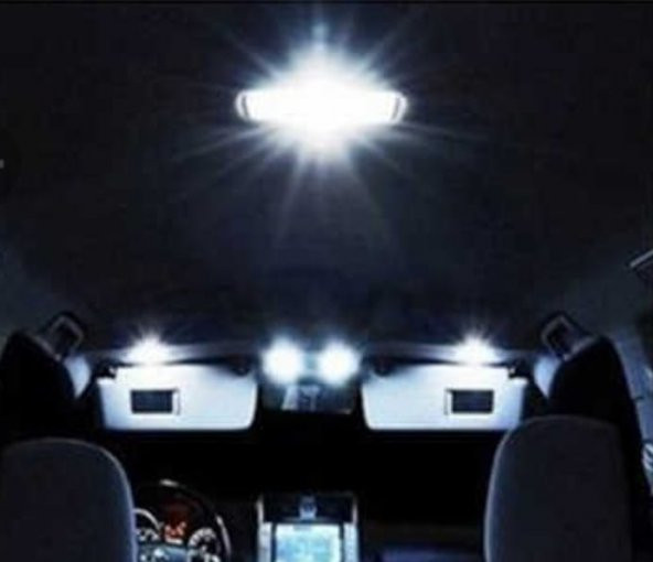 Araç İçi Oto Aydınlatma Tepe Lambası 48 SMD Led Panel Tavan Lamba - 4