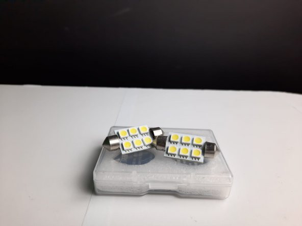 Oto Araç Tavan Led İç Ortam Sofit Smd Tavan Plaka Park Ampul - 5
