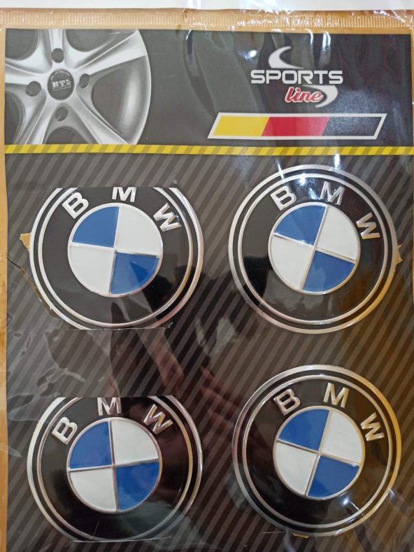 Yapıştırma Jant Göbeği Logosu Jant Kapağı Arması Alüminyum - 2