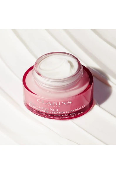 CLARİNS Kuru Ciltler İçin Kırışıklık Karşıtı Gençleştirici Nemlendirici Gece Kremi- 50 ml - 2