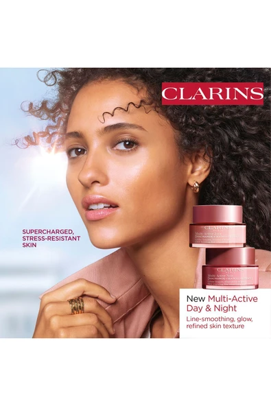 CLARİNS Multi Active Gece Kremi Tüm Cilt Tipleri  İçin 50ml - Resim 4
