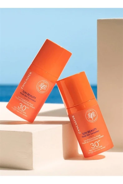 LANCASTER Sun Beauty Sun Protective Fluid-SPF30 Bronzlaştırıcı Vegan Formüllü Suya Dayanıklı Güneş Kremi 30ML - 6